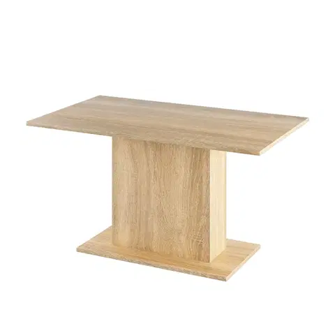 Jedálenské stoly Jedálenský stôl, dub sonoma, 138x79 cm, OLYMPA