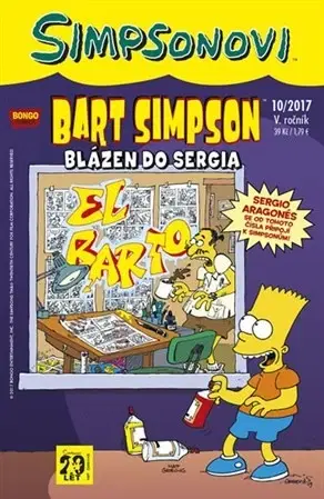 Komiksy Bart Simpson 10/2017 - Blázen do Sergia - neuvedený,Petr Putna