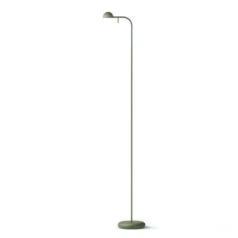 Stojacie lampy Vibia Vibia Pin 1660 stojaca LED lampa, 125 cm, zelená