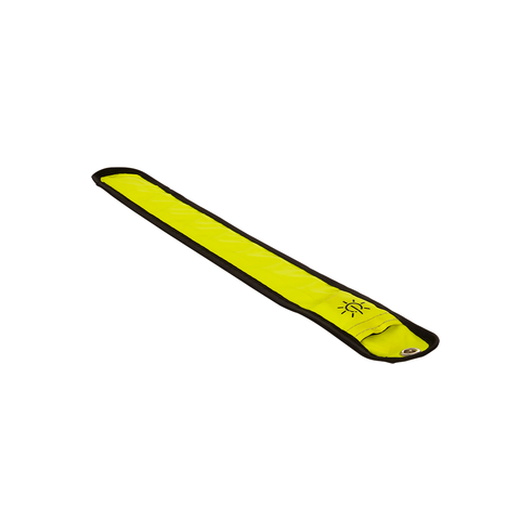 Reflexné pásky a klipy Reflexná páska Oxford Bright Halo Wrap Yellow so svetlom z optických vlákien