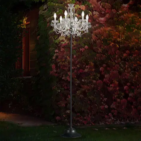 SmartHome stojacie lampy Masiero RGBW vonkajšia stojaca lampa Drylight – aplikácia