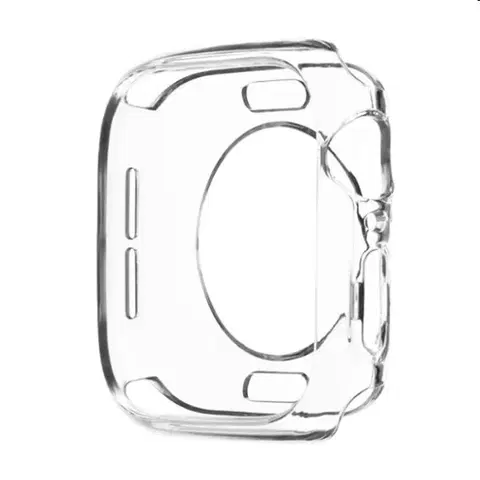 Príslušenstvo k wearables FIXED TPU gélové puzdro pre Apple Watch Series 9 41 mm, transparentná