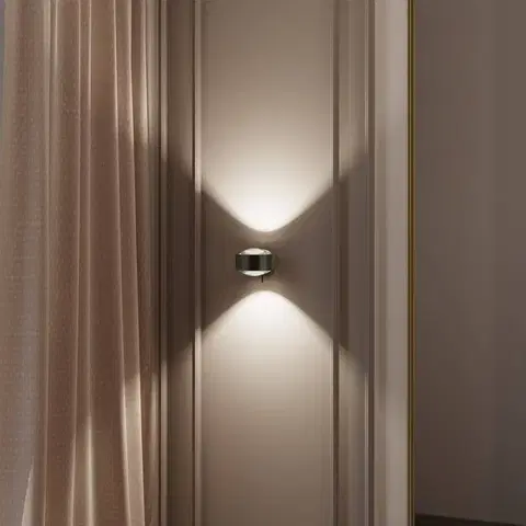 Bodové svetlá Top Light Puk! 120 Wall LED svetlá šošovky číre hnedá/chróm