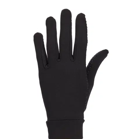 rukavice Dámske jazdecké rukavice 140 čierne
