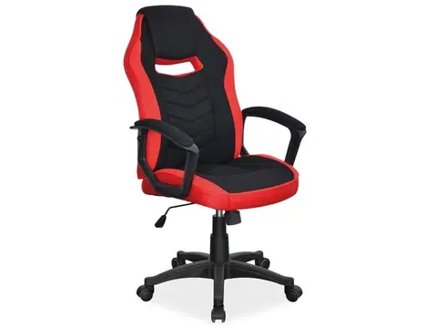 Kancelárske stoličky KENTAKA kancelárske kreslo, čierna, červená
