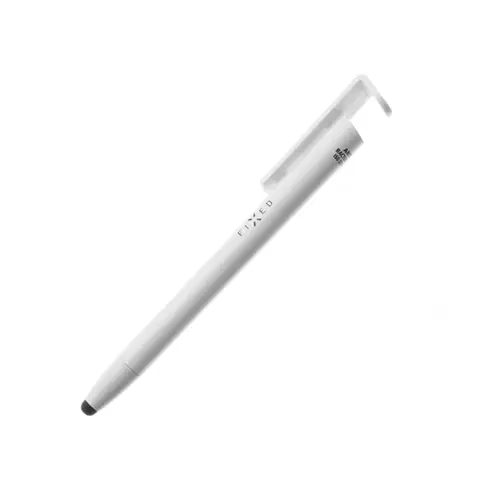 Stylusy FIXED dotykové pero 3 v 1 so stylusom a stojanom, biela