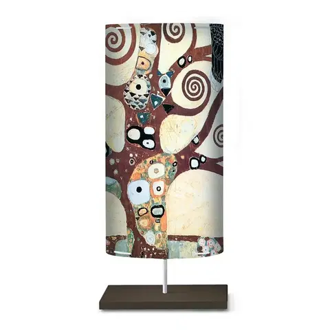 Stojacie lampy Artempo Italia Stojacia lampa Klimt I s umeleckým motívom