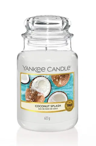 Vonné sviečky a svietniky Vonná sviečka Yankee Candle veľká Coconut splash classic