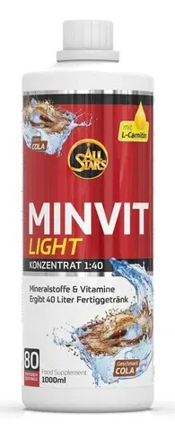 Iontové nápoje Minvit Light - All Stars 1000 ml. Kiwi