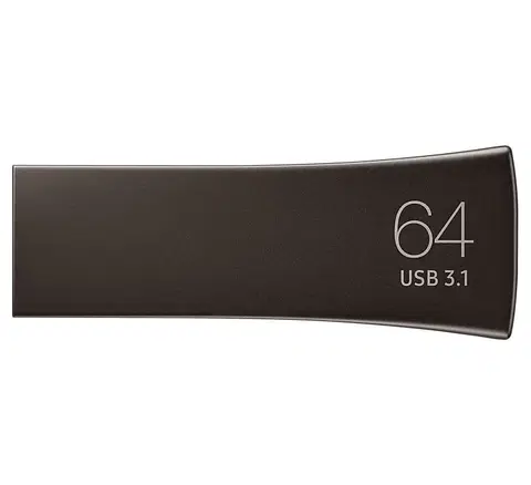 USB Flash disky USB kľúč Samsung BAR Plus, 64GB, USB 3.1 (MUF-64BE4/APC), Gray