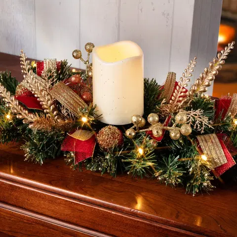Drobné dekorácie a doplnky LED vianočný aranžmán