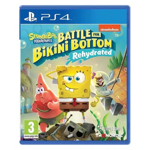 Hry na Playstation 4 SpongeBob SquarePants: Battle for Bikini Bottom (Rehydrated) PS4