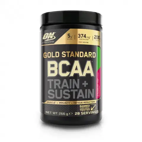 BCAA Optimum Nutrition Gold Standard BCAA Train Sustain 266 g jahoda kiwi
