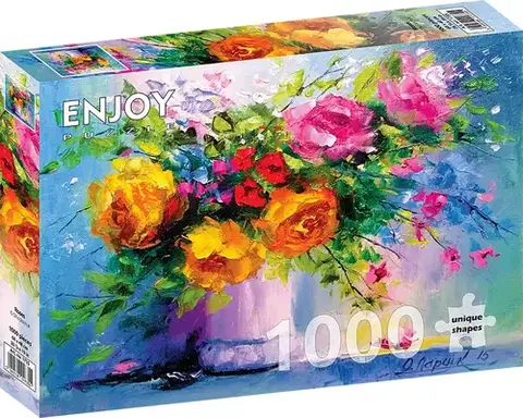 1000 dielikov Enjoy Puzzle Ruže 1000 Enjoy