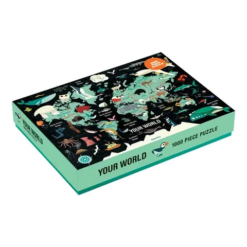 1000 dielikov Mudpuppy Rodinné puzzle Váš svet 1000 Mudpuppy