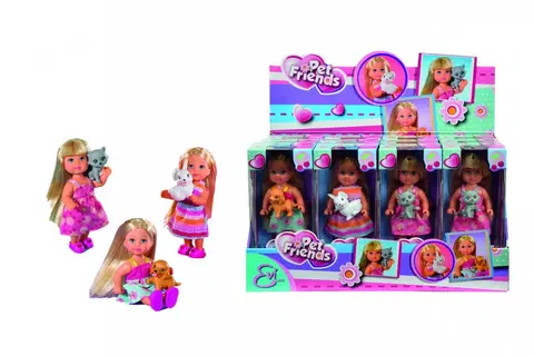 Hračky bábiky SIMBA - Bábika Evička Sa Zvieratkom