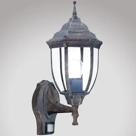 Vonkajšie rustikálne svietidlá Nastenná záhradná lampa Nizza 8458 K1G