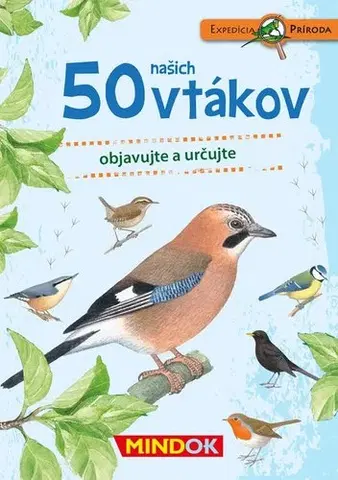 Spoločenské hry Mindok Hra Expedícia príroda: 50 vtákov Mindok (slovenská verzia)