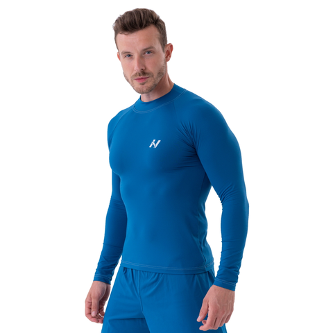 Pánske tričká Pánské funkčné tričko Nebbia 328 blue - XL