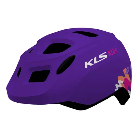 Helmy a prilby na in-line Detská cyklo prilba Kellys Zigzag 022 Purple - XS (45-50)