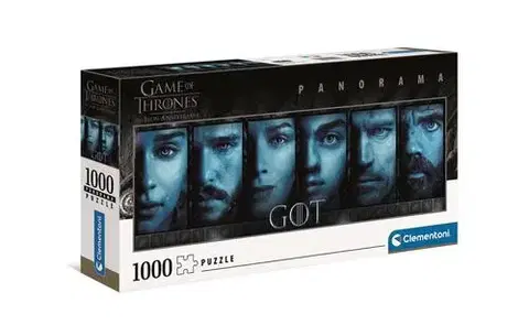 1000 dielikov Puzzle Game of Thrones 1000 panorama Clementoni