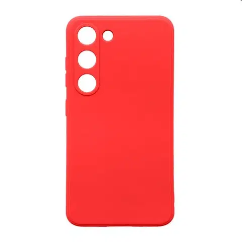Puzdrá na mobilné telefóny Silikónový kryt MobilNET pre Samsung Galaxy S23, červený PGU-5126-SAM-S23XX