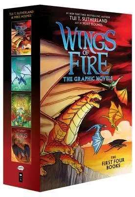 Fantasy, upíri Wings of Fire Graphix Paperback Box Set (Books 1-4) - Tui T. Sutherland,Mike Holmes