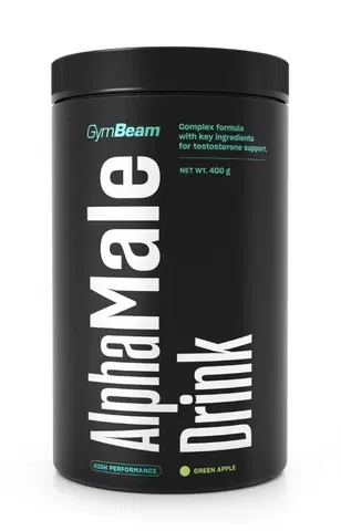Anabolizéry a NO doplnky AlphaMale Drink - GymBeam 400 g Green Apple