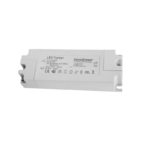 Napájacie zdroje s konštantným prúdom InnoGreen InnoGreen LED budič 220–240V(AC/DC) stmieva 20W