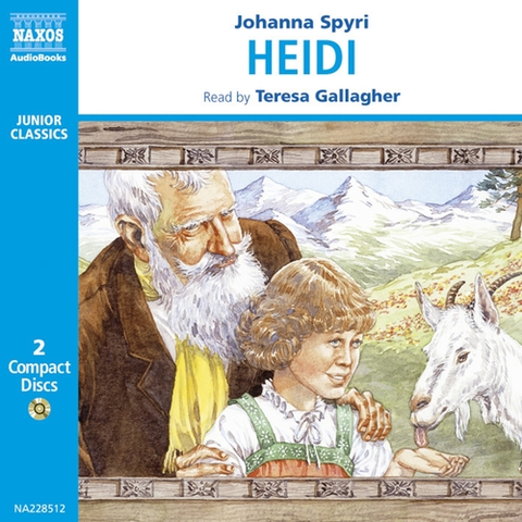 Svetová beletria Naxos Audiobooks Heidi (EN)