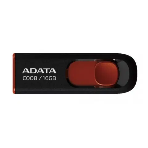 USB Flash disky USB kľúč A-Data C008, 16 GB, USB 2.0, čierny