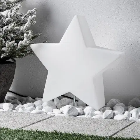 Vonkajšie osvetlenie terasy Euluna Dekoračné svietidlo Star s káblom a zástrčkou