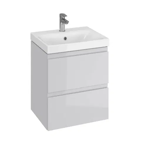Kúpeľňové skrinky Kúpeľňová zostava Moduo 50 sivá
