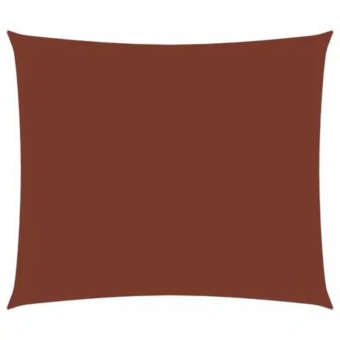 Stínící textilie Tieniaca plachta obdĺžniková 2 x 3 m oxfordská látka Dekorhome Tehlová