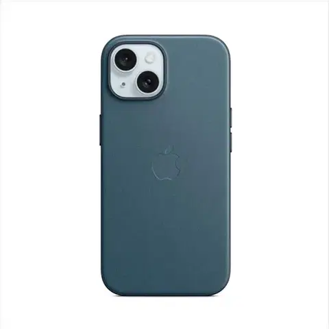 Puzdrá na mobilné telefóny Apple iPhone 15 Plus FineWoven Case with MagSafe - Pacific Blue MT4D3ZM/A