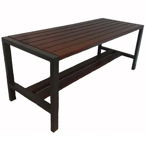 Záhradné drevené stoly Moderný stôl palisander