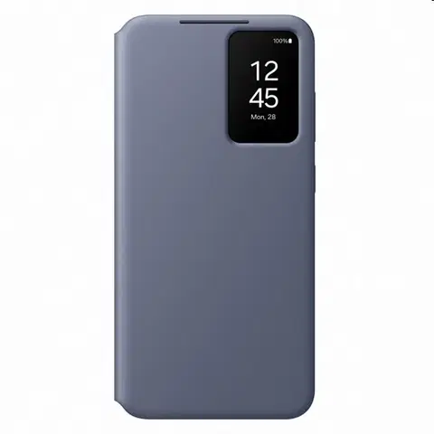 Puzdrá na mobilné telefóny Knižkové puzdro Smart View Wallet pre Samsung Galaxy S24 Plus, fialová EF-ZS926CVEGWW