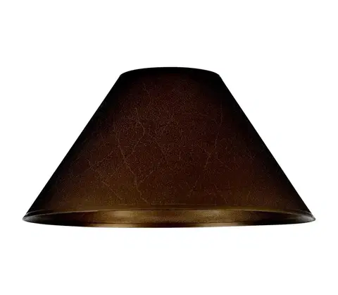 Lampy  Náhradné tienidlo E14 210x110 mm tmavohnedá 