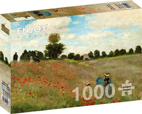 1000 dielikov Enjoy Puzzle Claude Monet: Poppy Field 1000 Enjoy