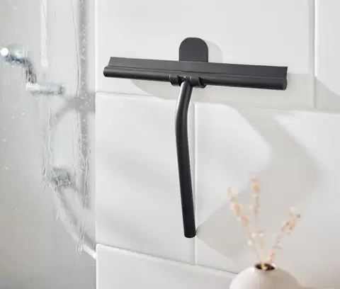 Bathroom Accessories Kúpeľňová stierka s držiakom na stenu