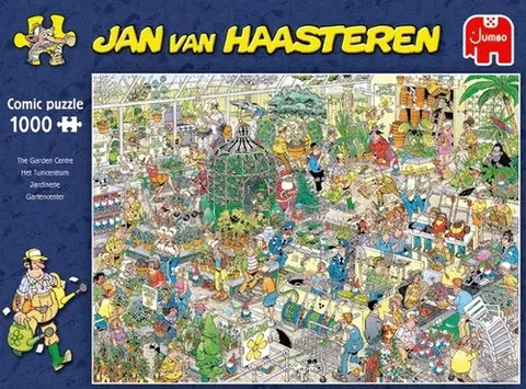 1000 dielikov TM Toys Puzzle Záhradnícke centrum 1000 Jan van Haasteren