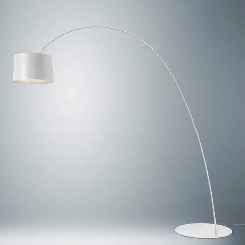 Stojacie lampy do obývačky Foscarini Foscarini Twiggy stojaca LED lampa, biela