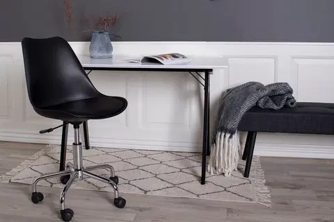Kancelárske stoličky Norddan Dizajnová kancelárska stolička Maisha čierna