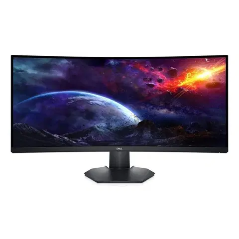 LCD monitory Dell Curved  Gaming Monitor S3422DWG 34’’ WQHDG 3440 x 1440, 3000:1, 1ms, 400cd, HDMI, DP, USB, Repro, VESA, 3Y 210-AZZE
