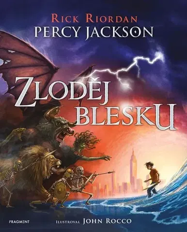 Pre chlapcov Percy Jackson - Zloděj blesku (ilustrované vydání) - Rick Riordan