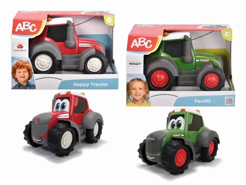 Hračky - dopravné stroje a traktory DICKIE - Abc Traktor Happy 25 Cm, Mix produktov, 2 Druhy