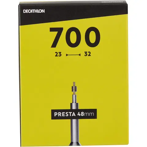 cyklistick Duša 700 × 23/32 ventil Presta 48 mm