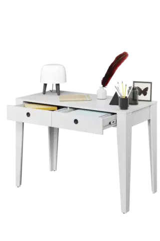 Písacie stoly FALIN písací stôl, biely