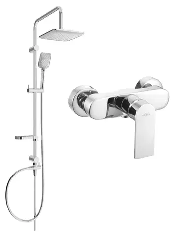 Sprchy a sprchové panely MEXEN/S - Sven sprchový stĺp vrátane sprchovej batérie Royo, chróm 72240262-00