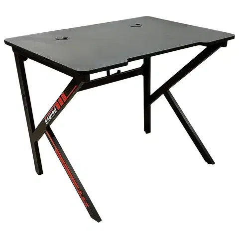 Moderné kancelárske stoly Písací stôl pre hráča Besarion 8769 čierny